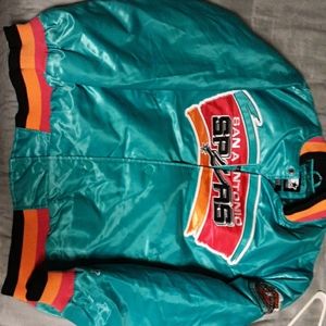 Starter Black Label Spurs Varsity Jacket